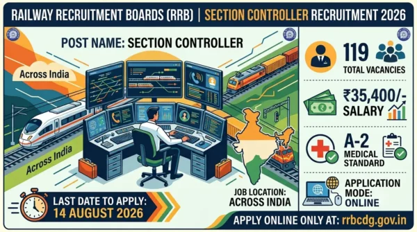 RRB Section Controller Recruitment 2026