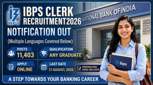 IBPS Clerk Recruitment 2026