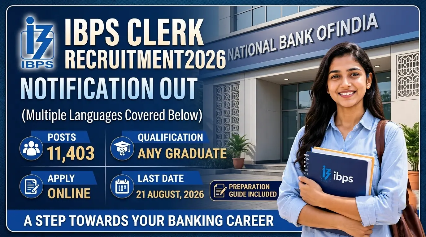 IBPS Clerk Recruitment 2026
