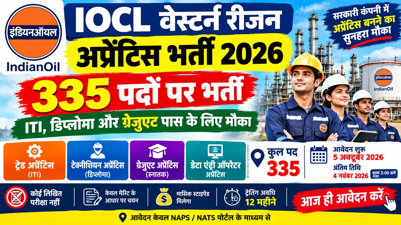 IOCL Apprentice Recruitment 2026