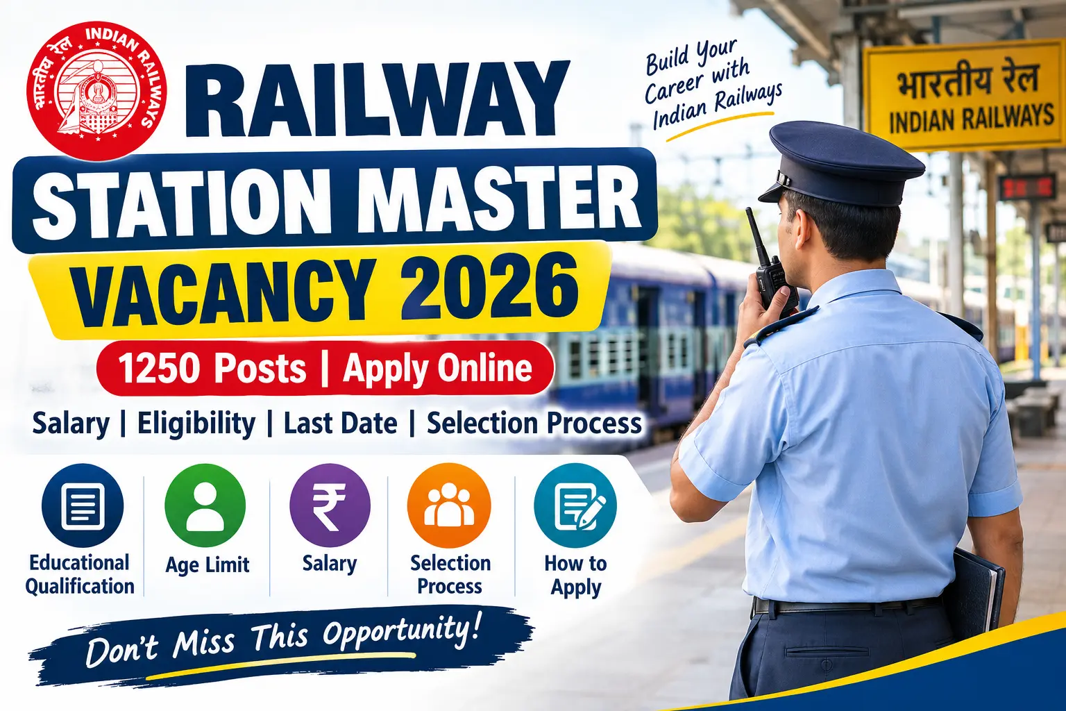 Railway Station Master Vacancy 2026